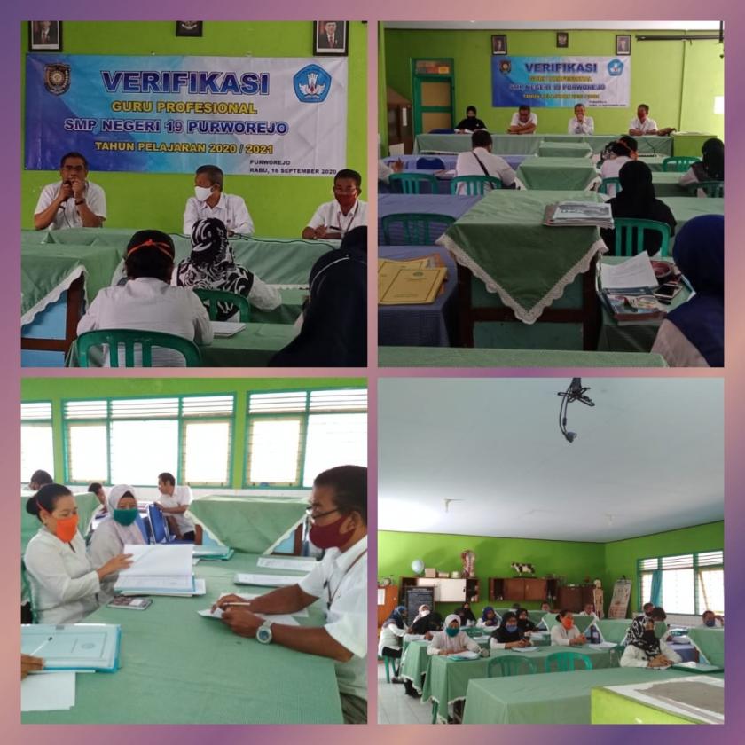 VERIFIKASI GURU PROFESIONAL TAHUN PELAJARAN 2020/2021
