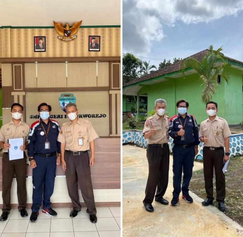 KEMITRAAN DENGAN DUNIA USAHA (SMPN 19 PURWOREJO DAN PT. WASKITA KARYA Persero.Tbk)